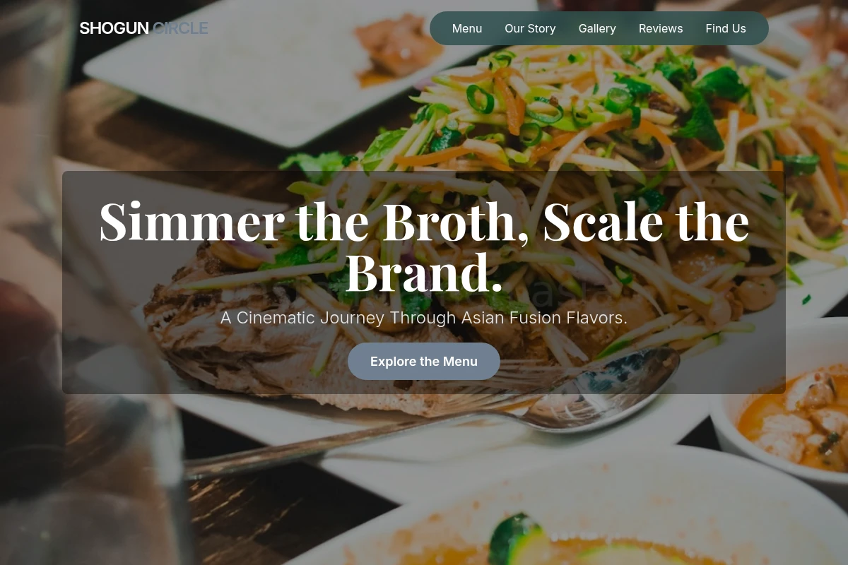 Stall Asian Fusion Food