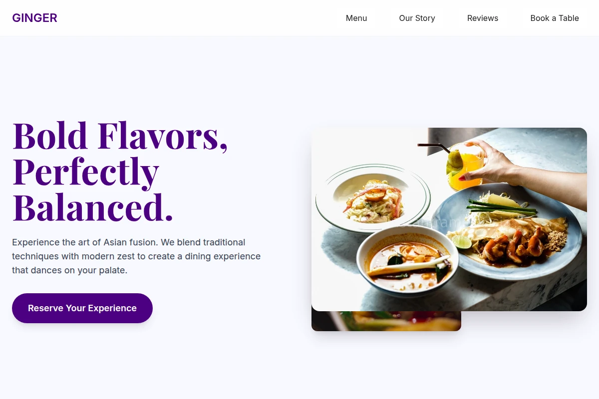 Ginger Asian Fusion Food
