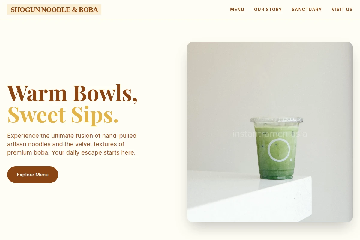 Noodle Boba Shop