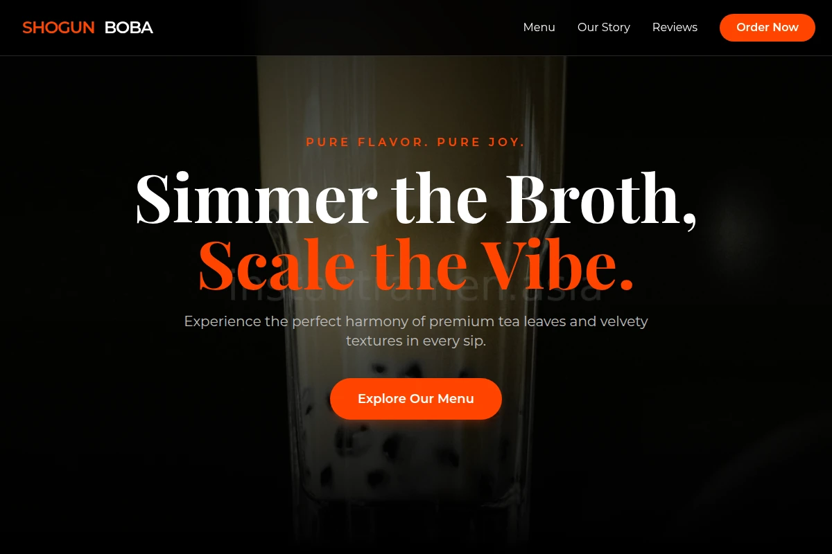 Order Boba Shop